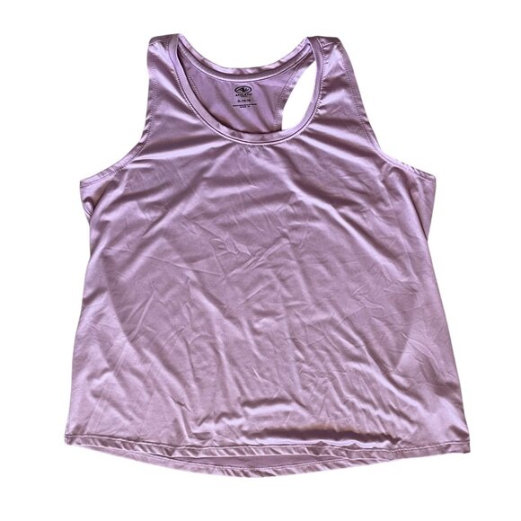 Womens PINK RACERBACK TANK TOP FITNESS Athletic Works XL - Picture 4 of 8